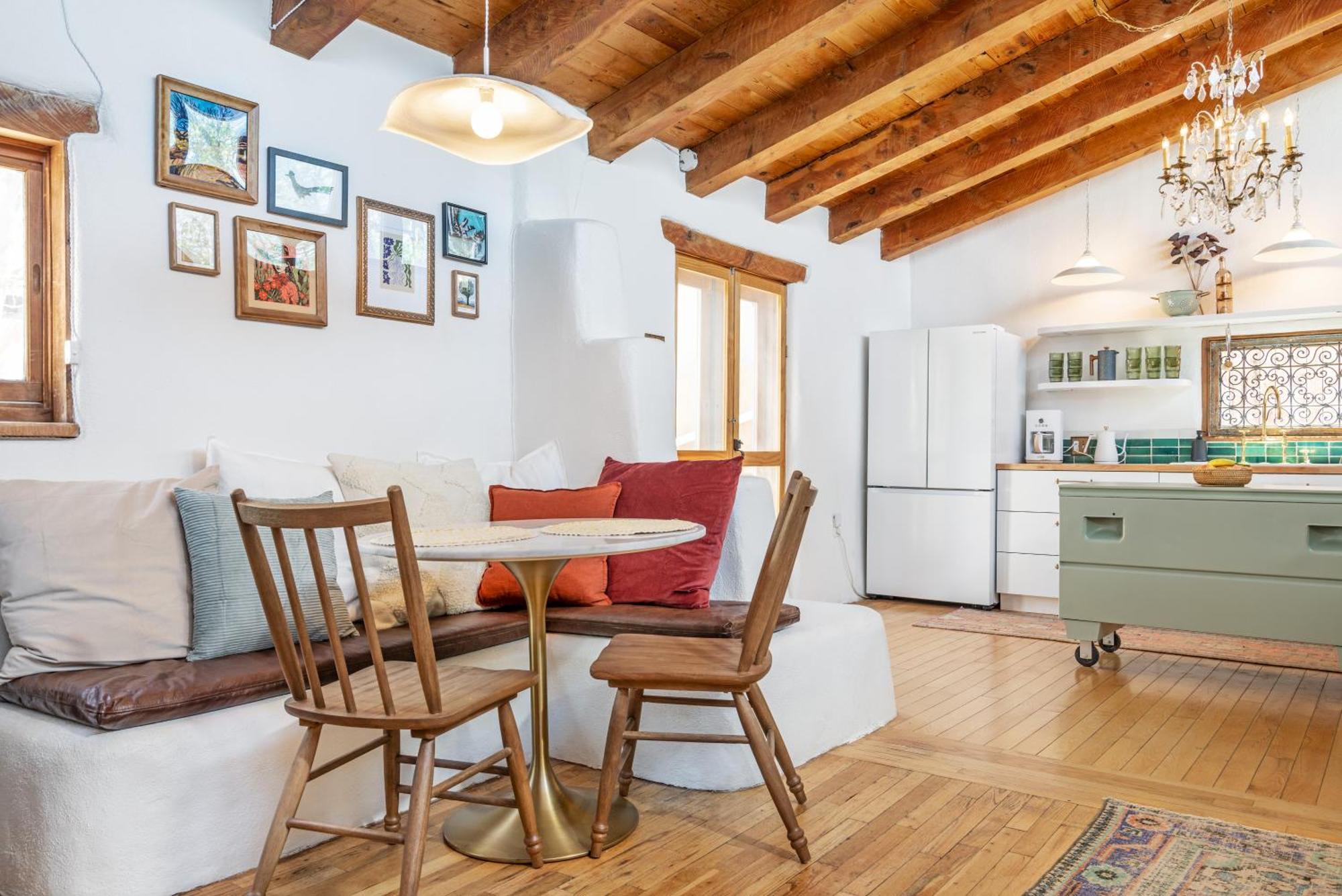 Heart Of Santa Fe - Adorable Hideaway - King And Queen - Walk To Everything - Fireplace - Ac Zewnętrze zdjęcie